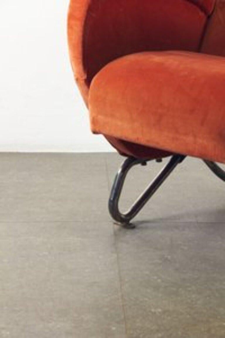Poltrona di Carlo Mollino per Auditorium Rai di Torino anni '50 For Sale 11