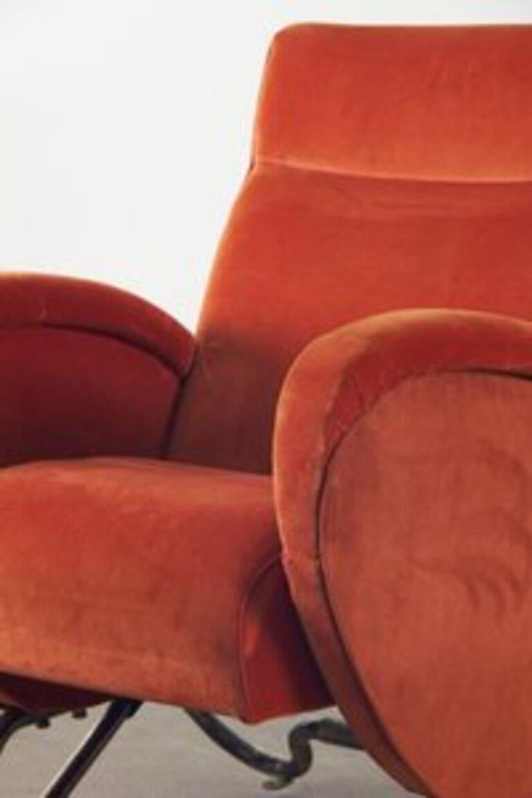 Poltrona di Carlo Mollino per Auditorium Rai di Torino anni '50 For Sale 12
