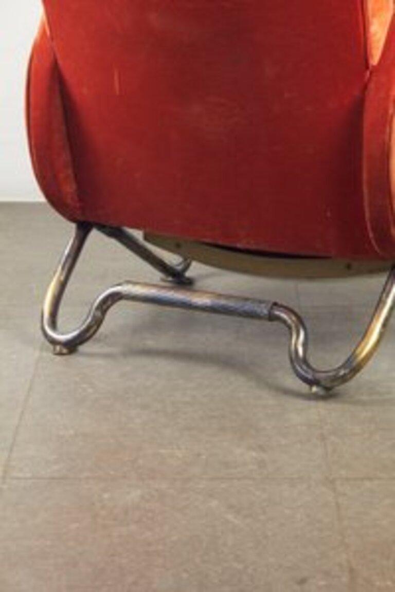 Poltrona di Carlo Mollino per Auditorium Rai di Torino anni '50 For Sale 2