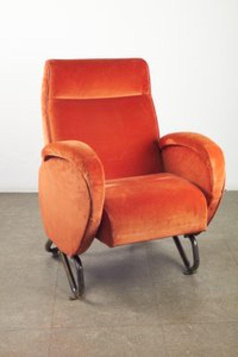 Poltrona di Carlo Mollino per Auditorium Rai di Torino anni '50 For Sale 3
