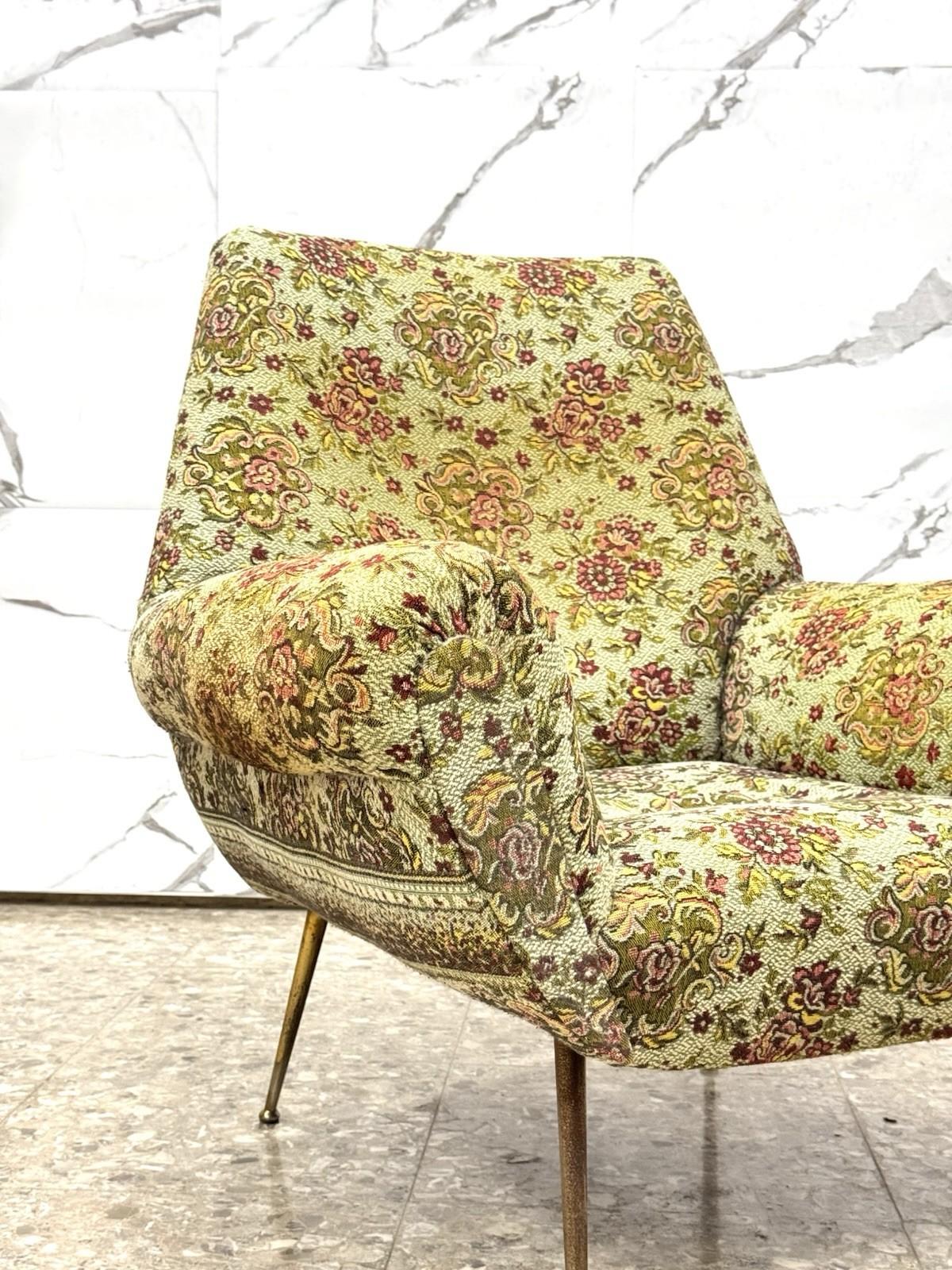 Poltrona Di Gigi Radice Per Minotti Anni ‘50 Modernariato Mid-Century Moderno de mediados de siglo en venta
