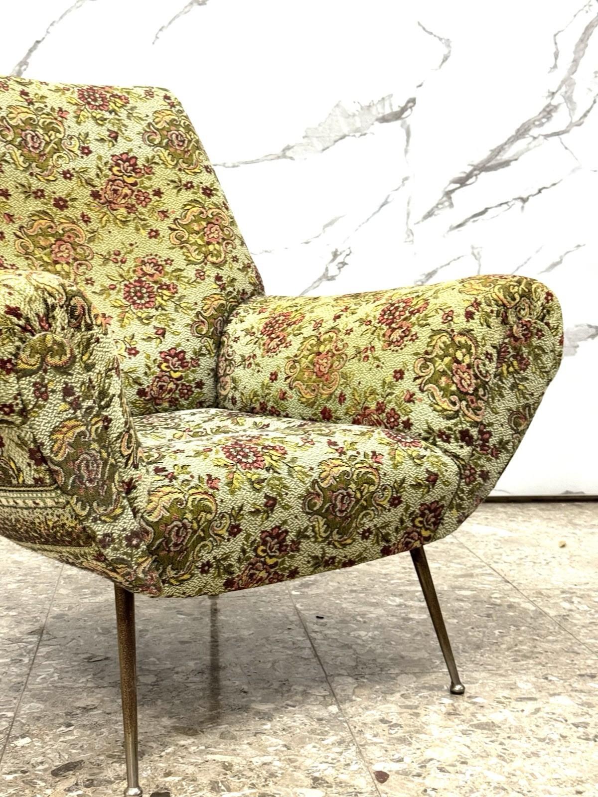 Poltrona Di Gigi Radice Per Minotti Anni ‘50 Modernariato Mid-Century Italian en venta