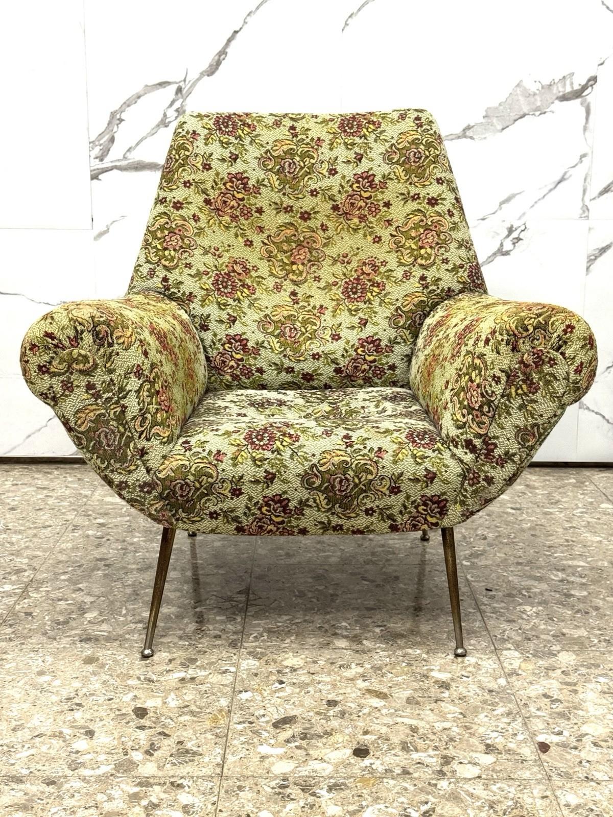 Poltrona Di Gigi Radice Per Minotti Anni ‘50 Modernariato Mid-Century en Excelente estado para la venta en Taranto, IT