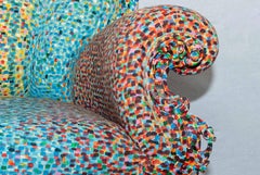 Poltrona di Proust dipinta a mano nel 2006 originale di Alessandro Mendini