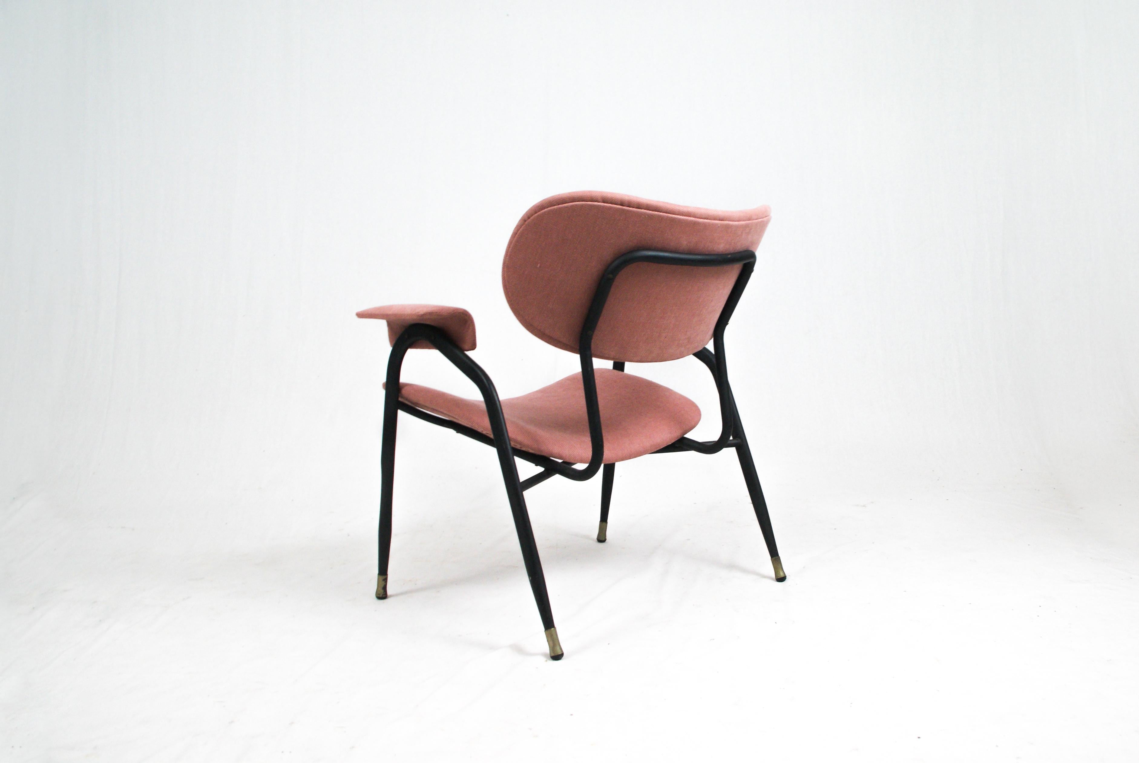 Mid-Century Modern Armchair designed by Gastone Rinaldi for RIMA , italy 1960 For Sale