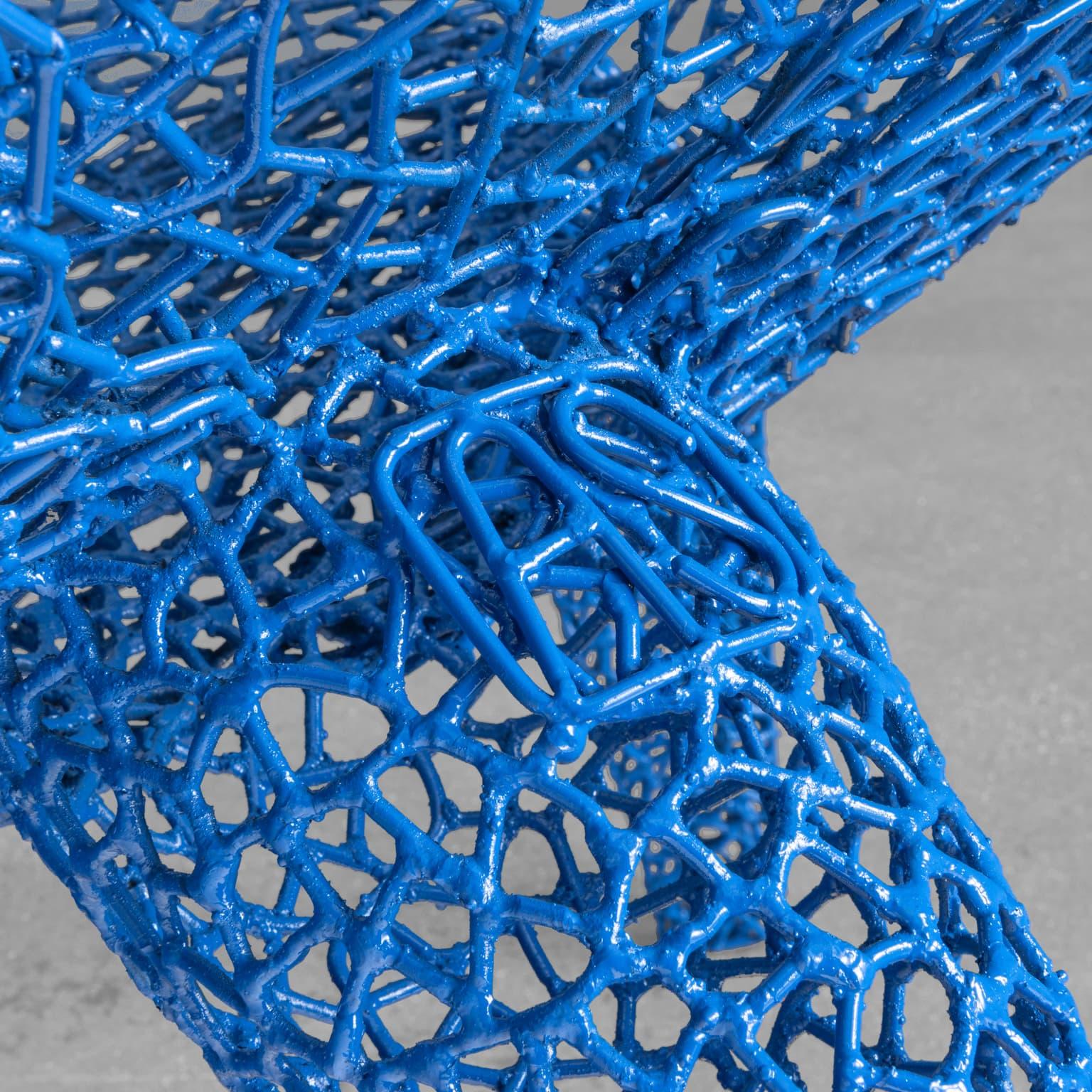 Contemporary 'Fiore Bulat' armchair by Anacleto Spazzapan Merletto series For Sale