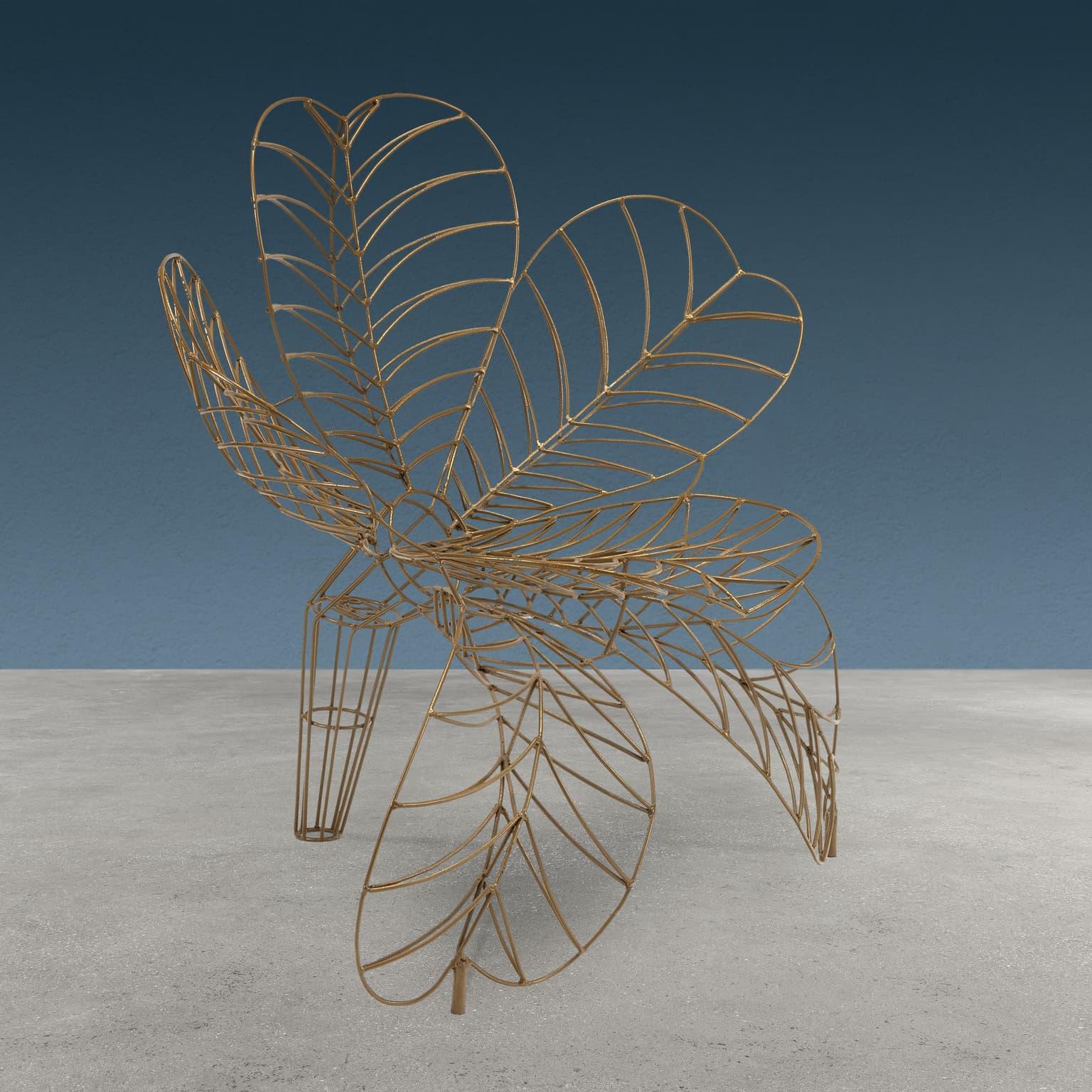 Moderne Fauteuil Fiore Bulat' d'Anacleto Spazzapan série 'Minimalists' en vente