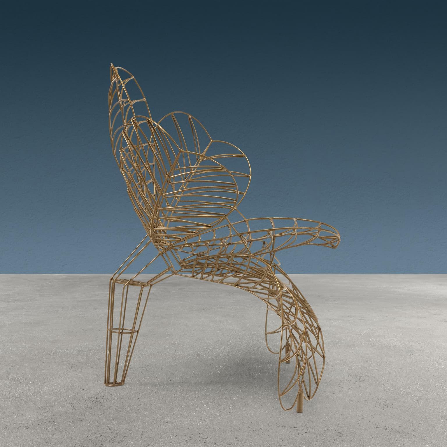 Italian Fauteuil Fiore Bulat' d'Anacleto Spazzapan série 'Minimalists' en vente