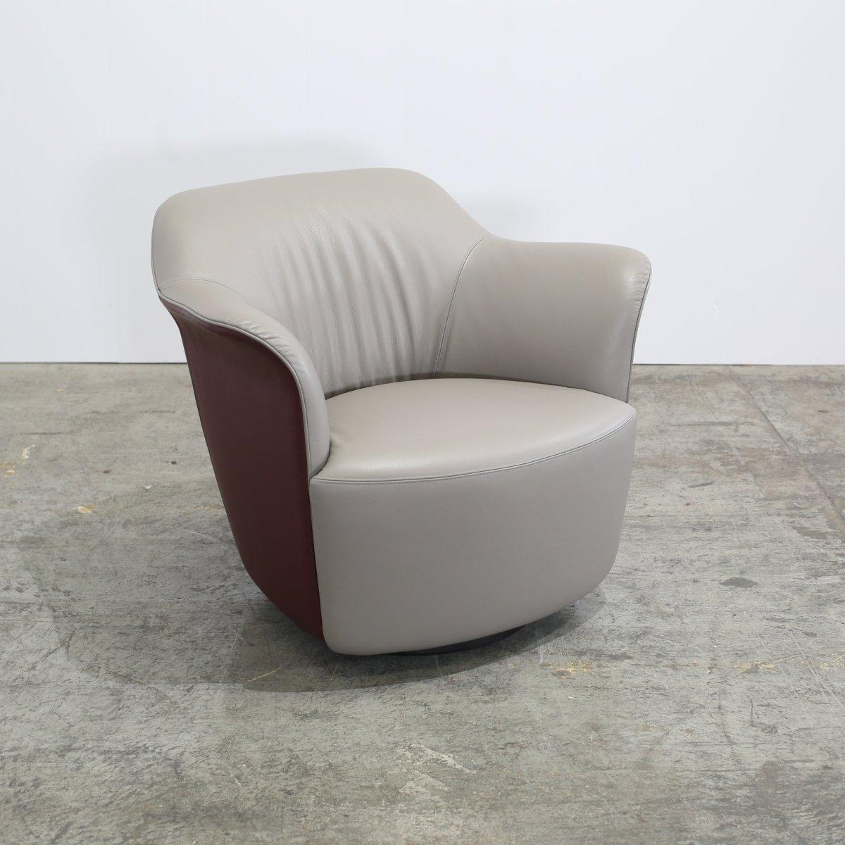 Poltrona Frau Aida Sillones giratorios de Roberto Lazzeroni, Juego de cuatro Moderno en venta