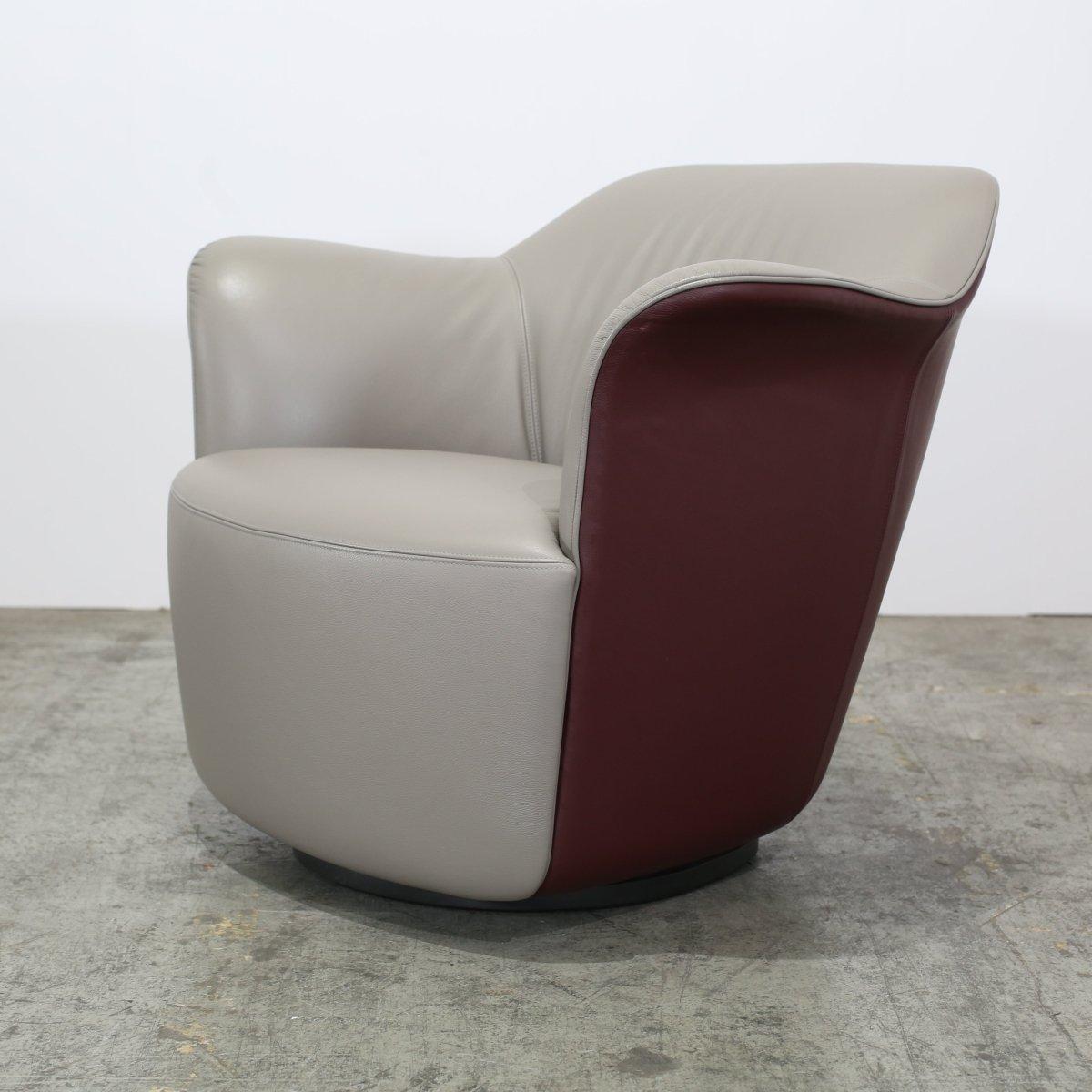 Poltrona Frau Aida Sillones giratorios de Roberto Lazzeroni, Juego de cuatro Italiano en venta