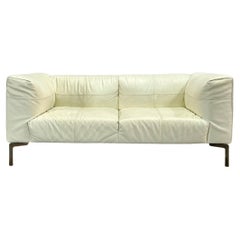 Poltrona Frau Bosfora Cream Two Seater Sofa