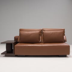 Poltrona Frau Brown Leather Bullit Sofa, 2016