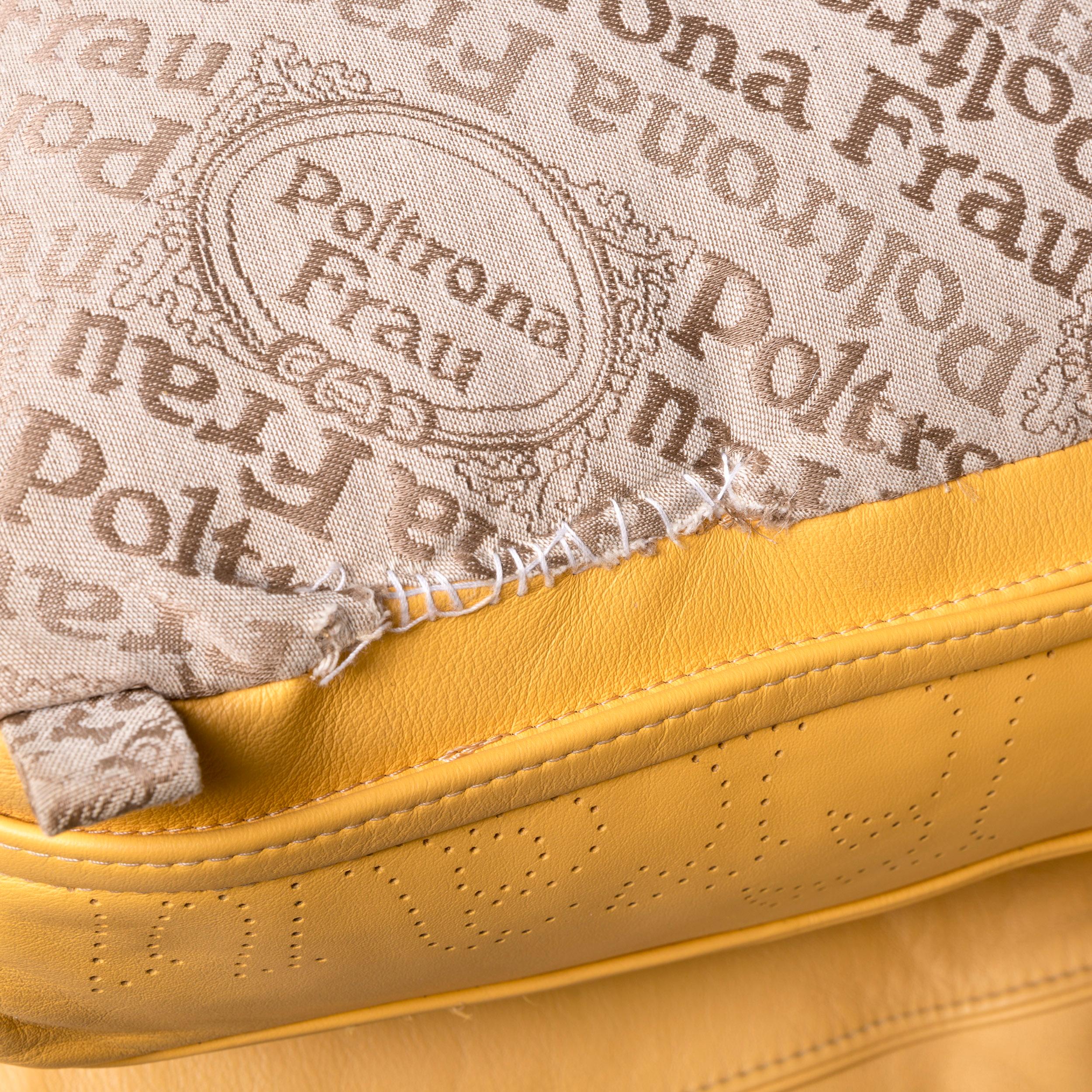 Italian Poltrona Frau Designer Leather Corner Sofa Yellow Genuine Leather Sofa Couch For Sale