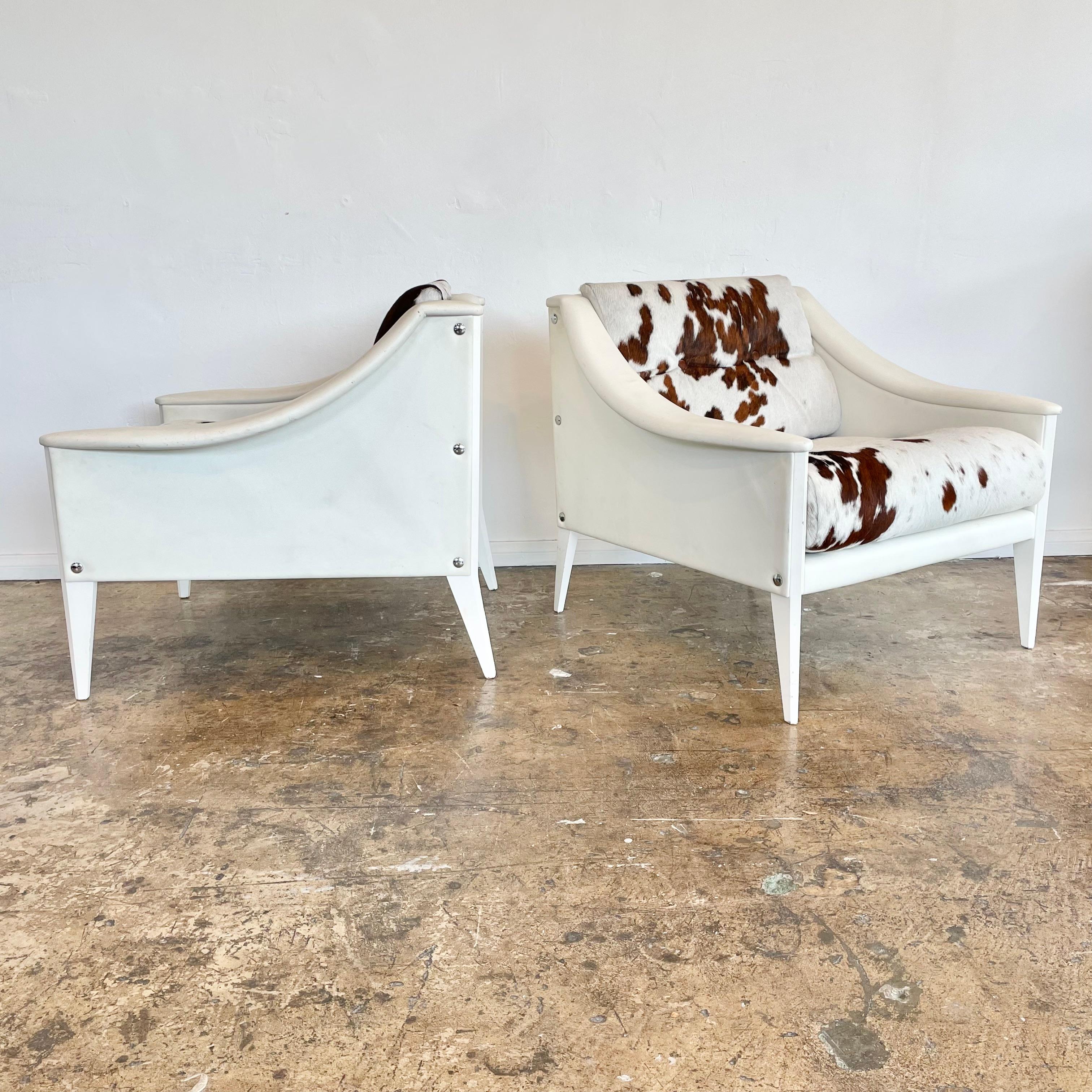 Italian Poltrona Frau Dezza Chairs by Gio Ponti For Sale