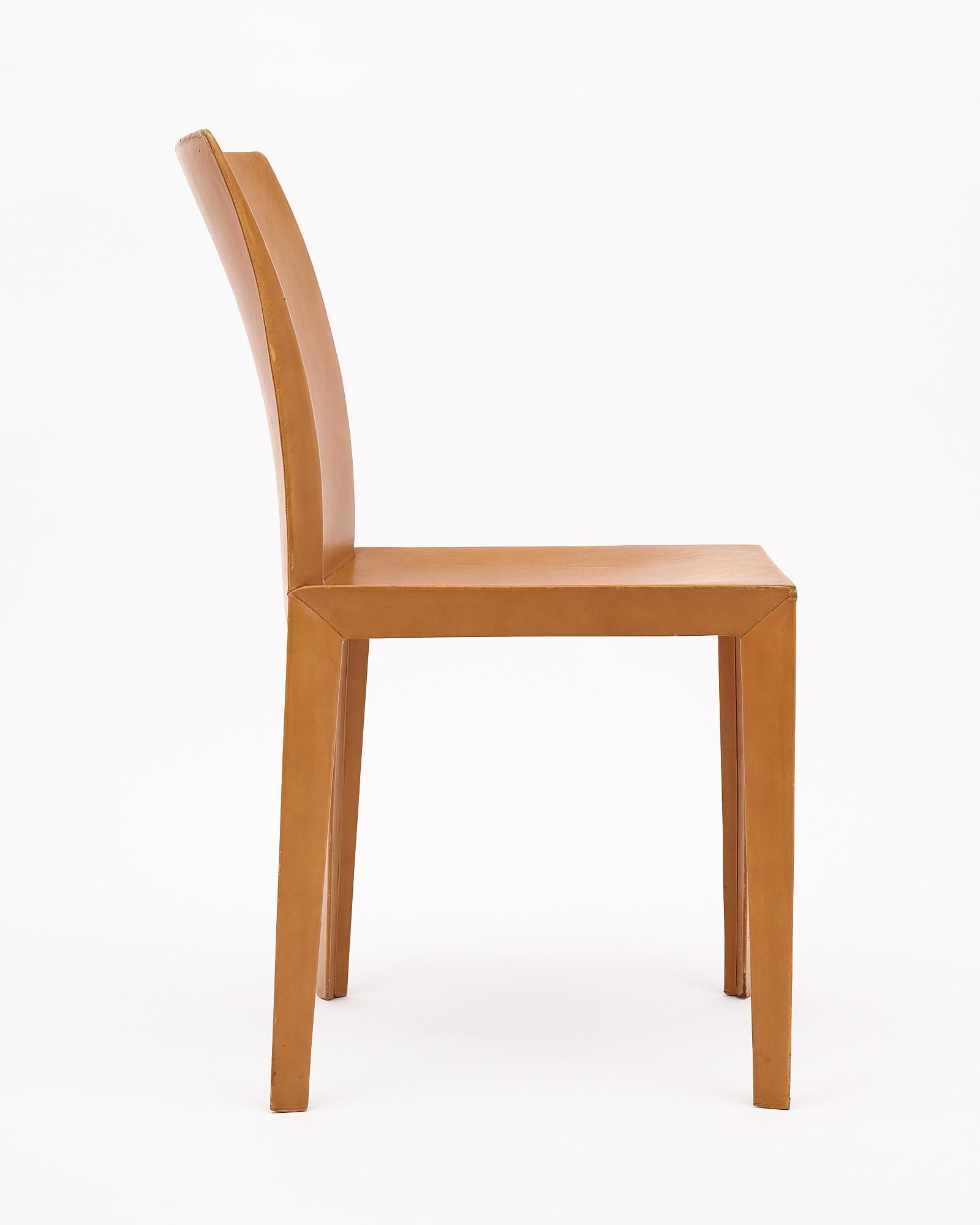 Leather Poltrona Frau Dining Chairs