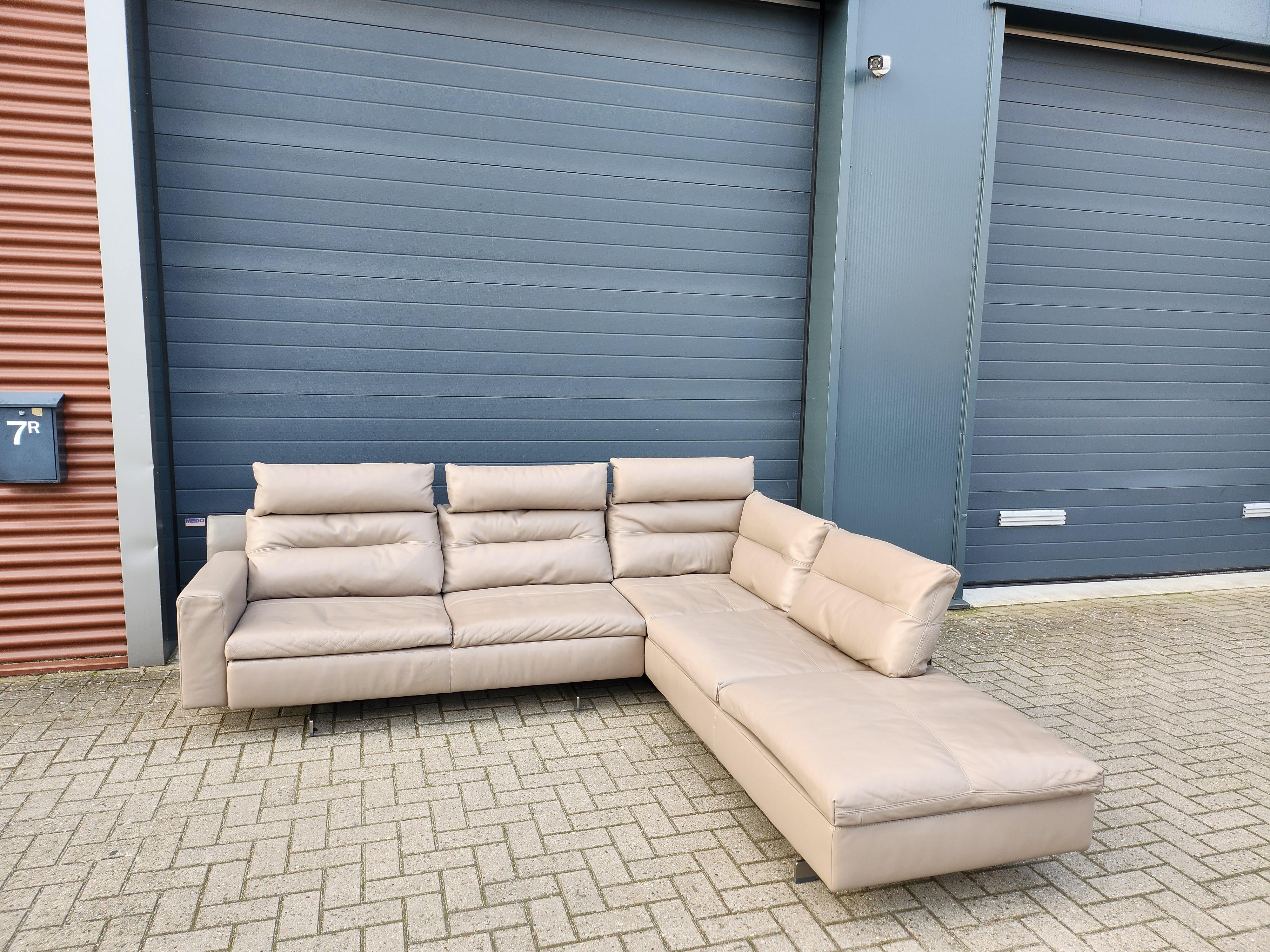 Poltrona Frau GranTorino Sofa aus Leder im Zustand „Hervorragend“ im Angebot in NIJMEGEN, NL