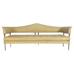 Used Poltrona Frau "Hydra Castor" 3-Seat Sofa - In Cream "Pelle Frau SC" Leather 
