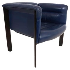 Vintage Poltrona Frau Interlude leather armchair by Marco Zanuso