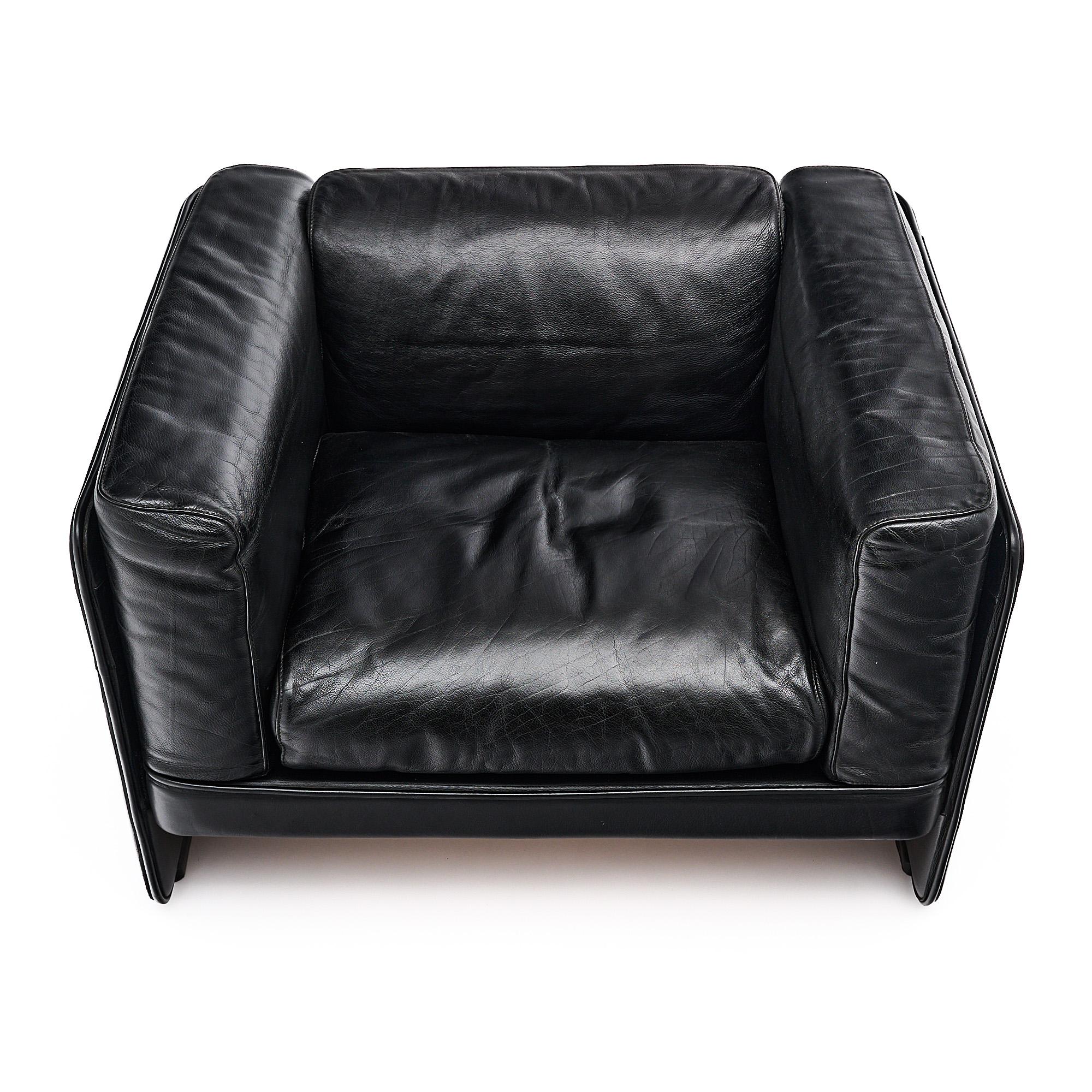 Poltrona Frau Leather Armchair For Sale 2
