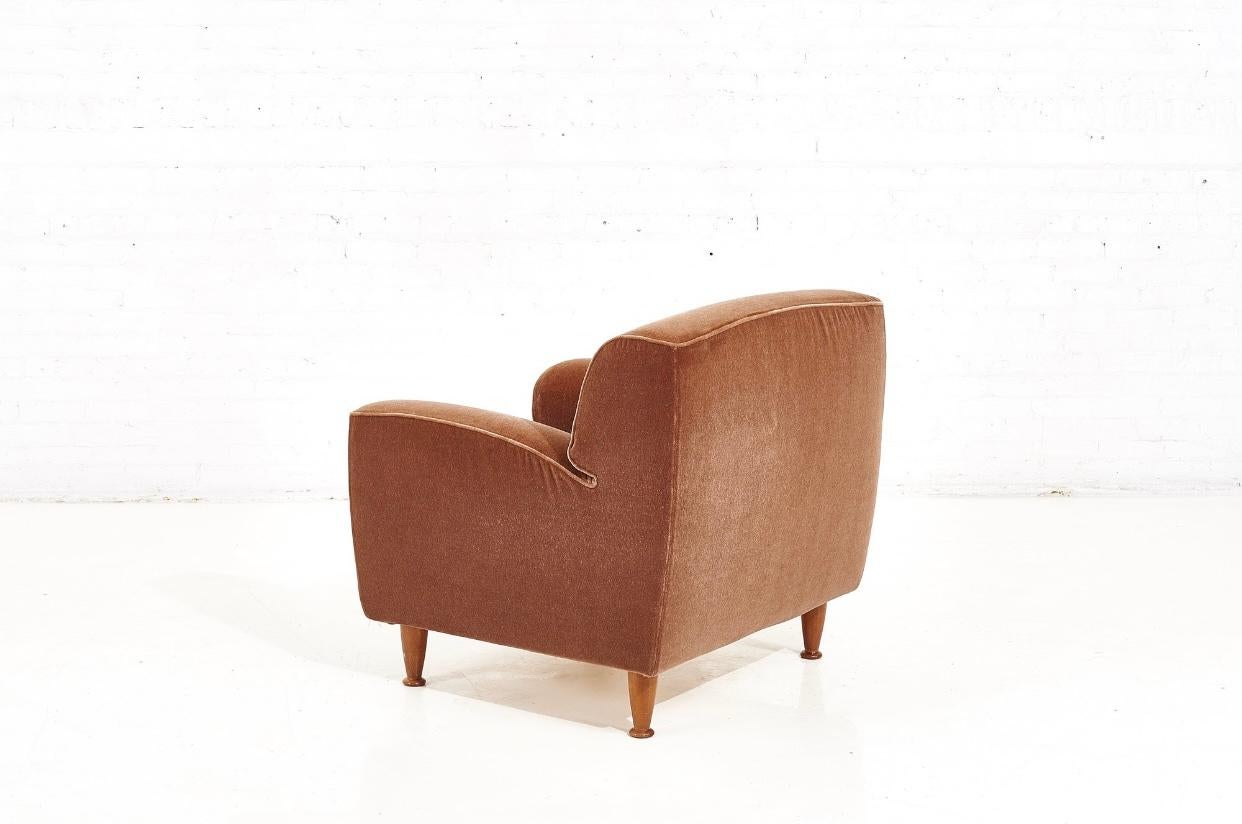 Mohair Poltrona Frau ”Madison” Chair, Italy