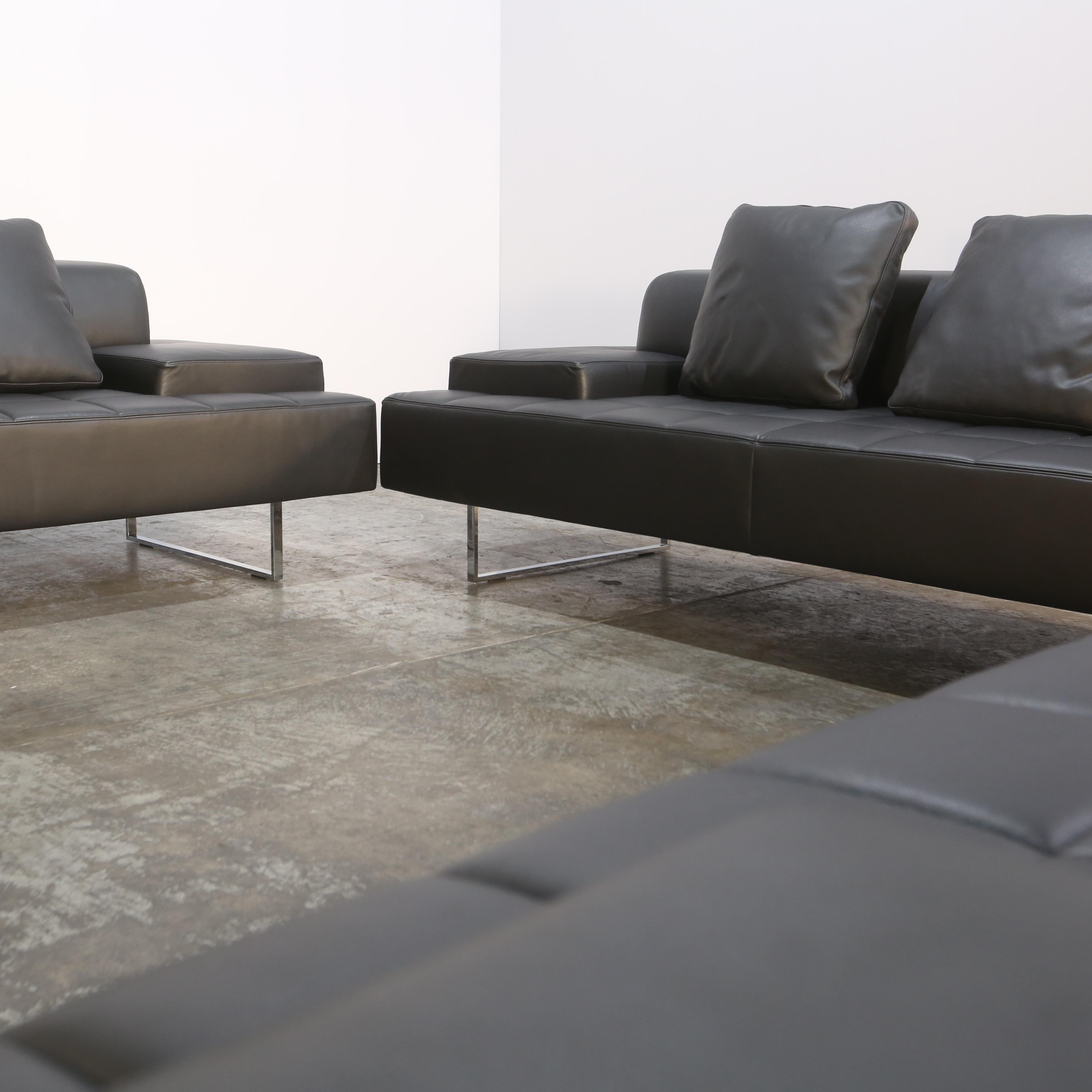Sofa Poltrona Frau Quadra de Studio Cerri & Associates en vente 7