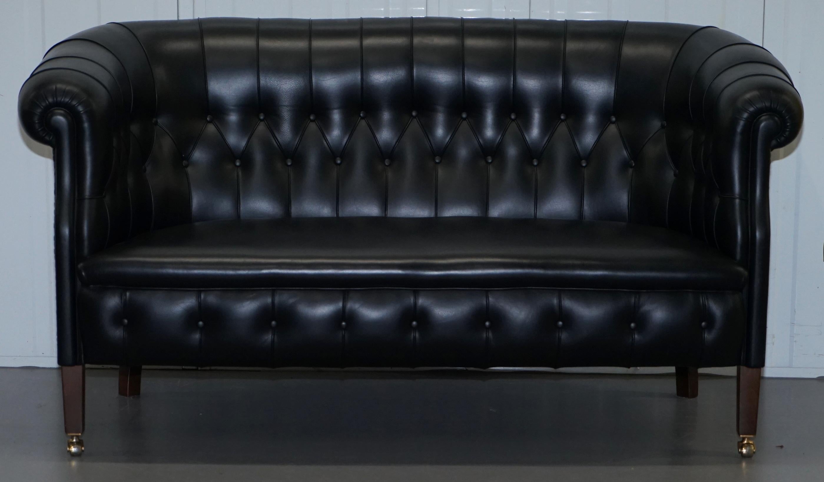 Poltrona Frau Renzo Frau Fumoir Tufted Leather Armchair Sofa Suite 8