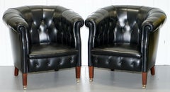 Poltrona Frau Renzo Frau Fumoir Tufted Leather Armchair Sofa Suite