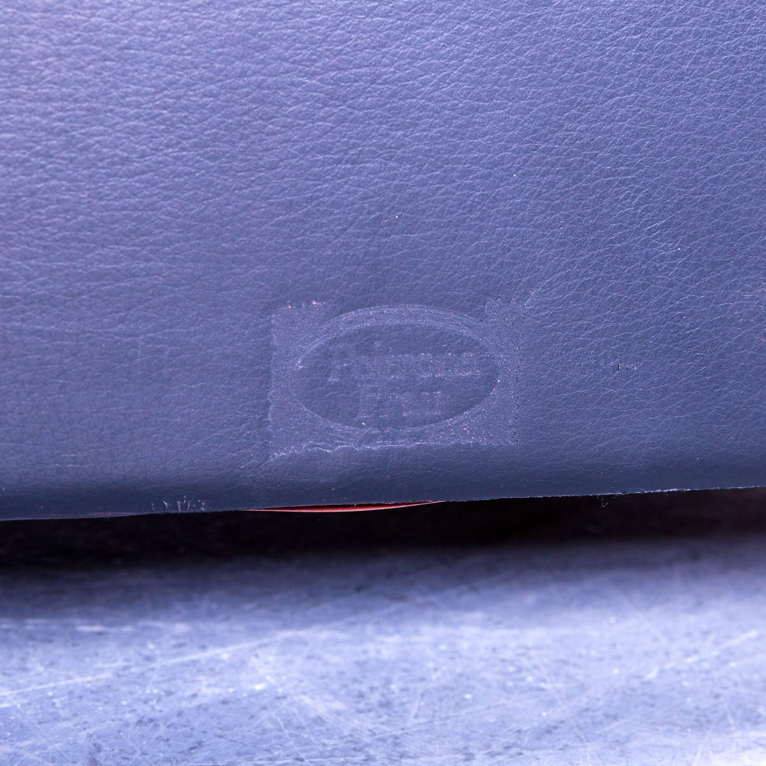 Cuir Poltrona Frau Fauteuil Socrate en cuir noir une place