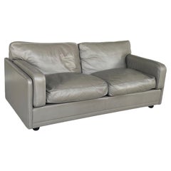 Poltrona Frau Socrate Leather Sofa Down Pillows