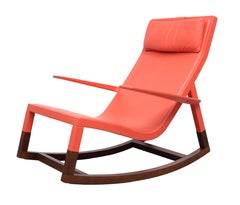 Poltrona Frau’s The Don’do Rocking chair Design Jean-Marie Massaud Italy