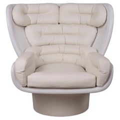 Poltrona girevole vintage anni 60 modello Elda design Joe Colombo per Comfort