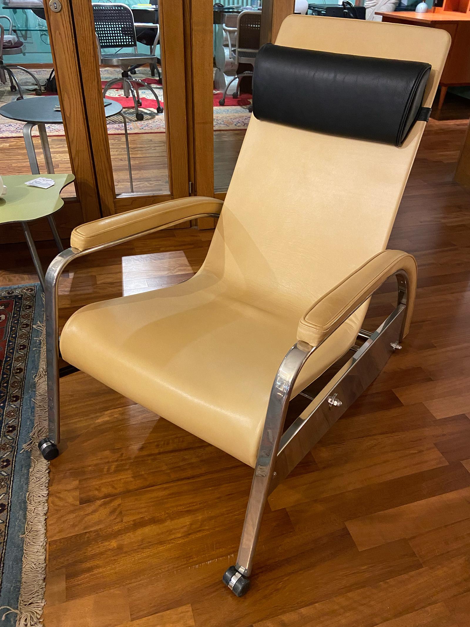 Mid-Century Modern Fauteuil Grand Repos de Jean Prouvè, produit en 1980 par Tecta en vente