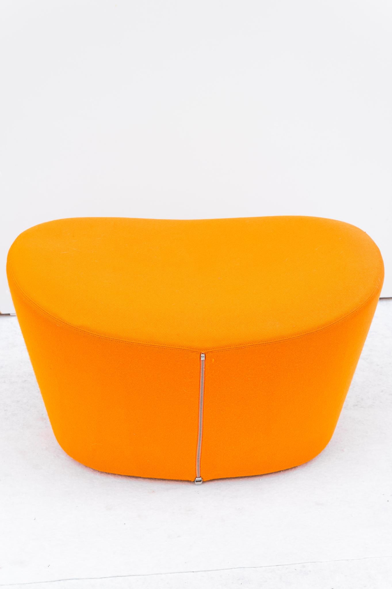 Large armchair with  papilio pouf by B&B Italia, 2009s 2