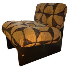 Upholstered armchair featuring premium Misia fabric