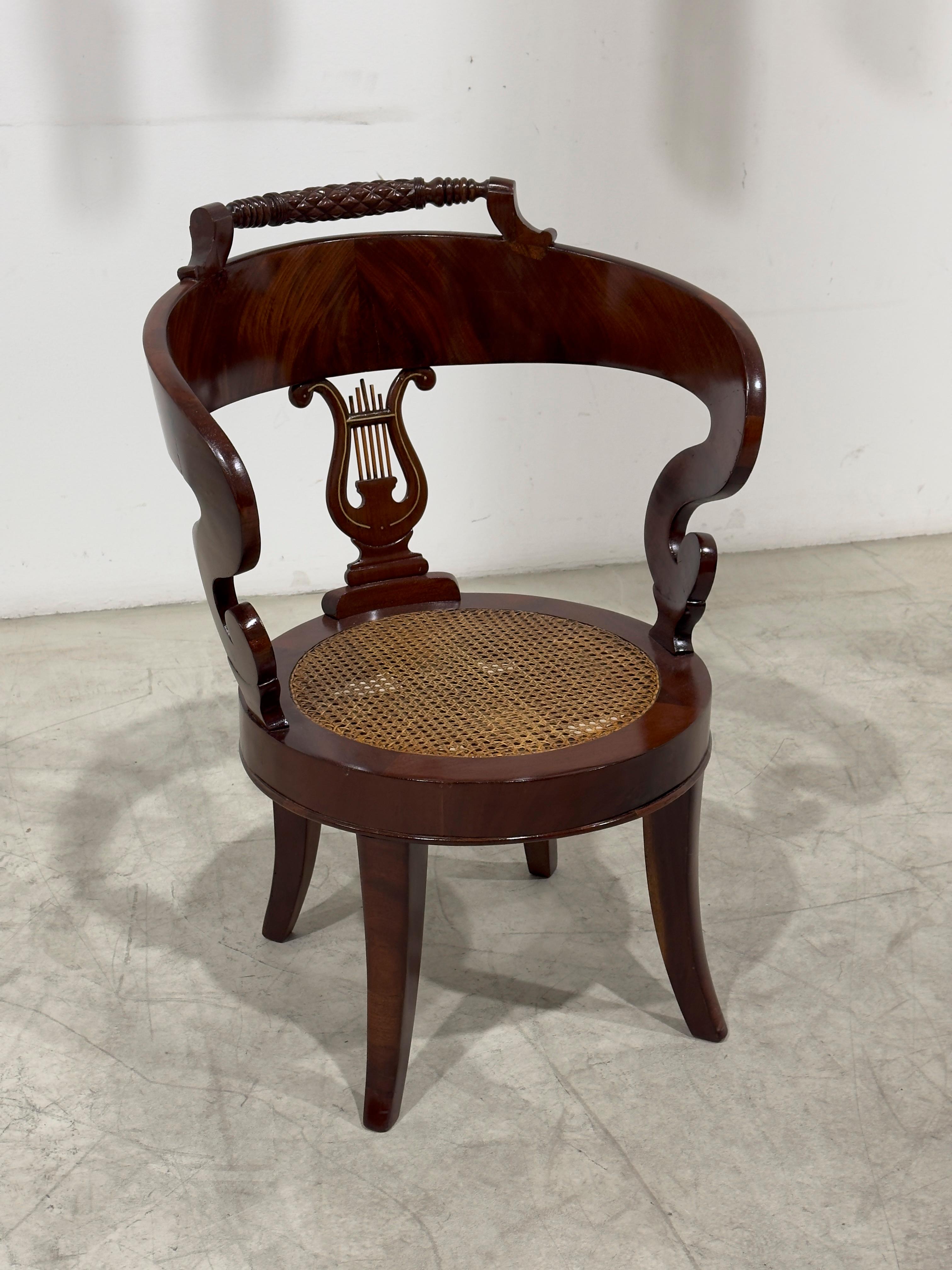 Early 19th Century Empire armchair, French manufacture For Sale
