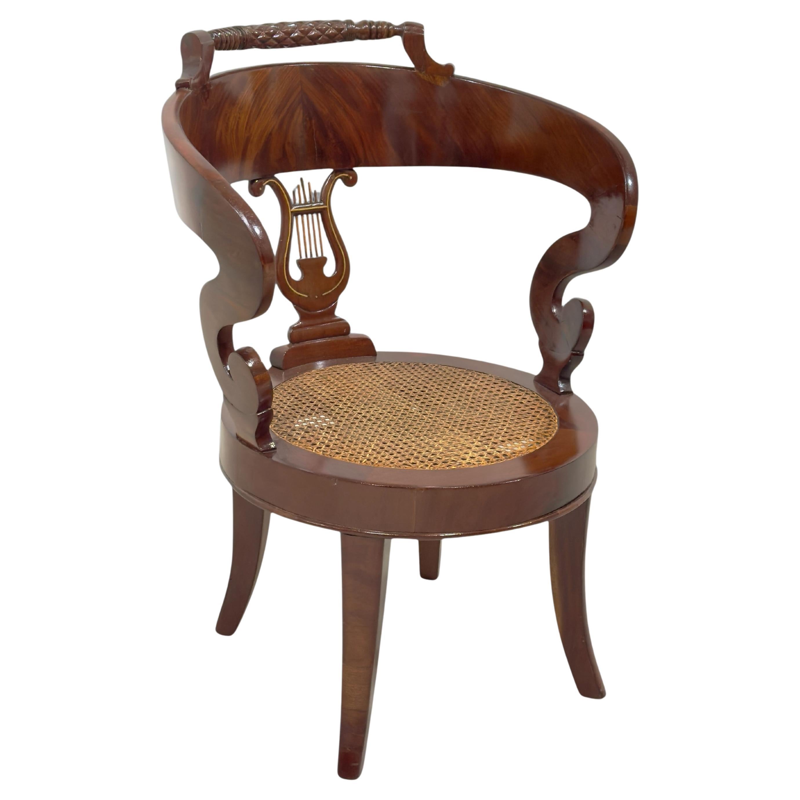 Empire armchair, French manufacture