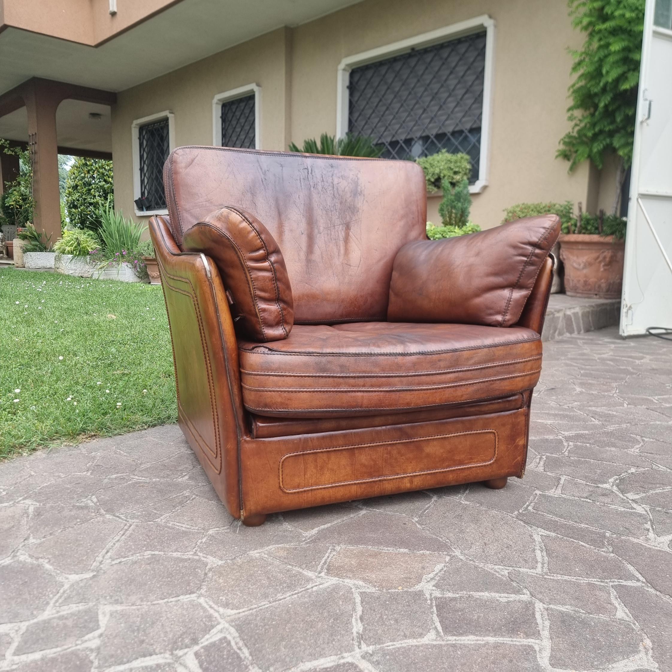 Roche Bobois Ledersessel für Hermès 70er/80er Jahre Vintage im Angebot 6