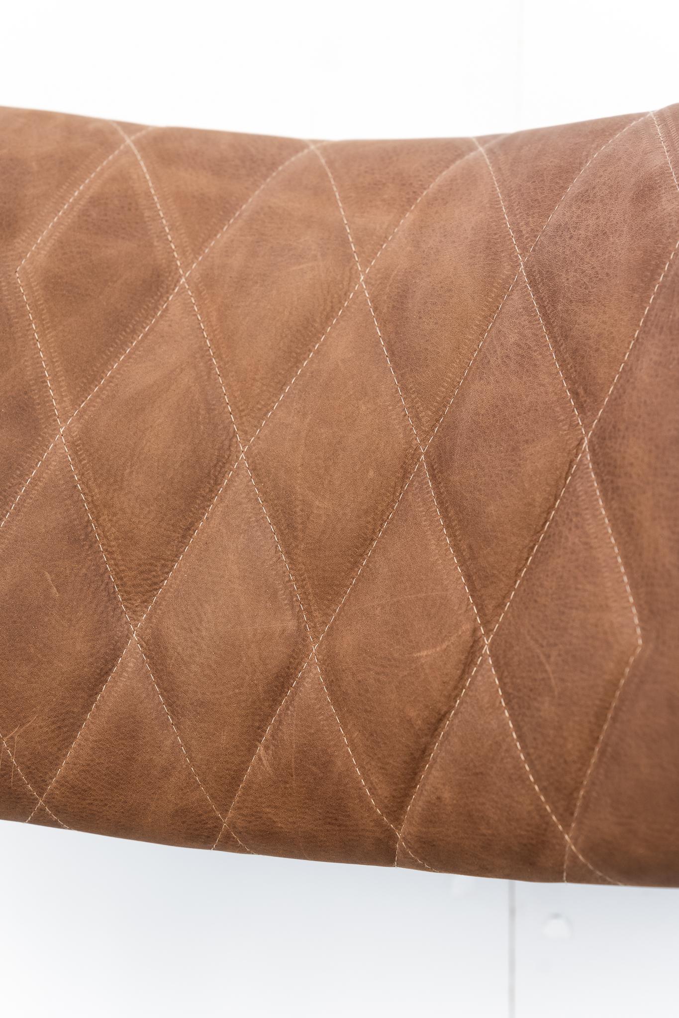 Sessel aus Metall und Leder von Gastone Rinaldi für Rima, 1950er Jahre im Zustand „Gut“ im Angebot in Bastia Umbra, IT