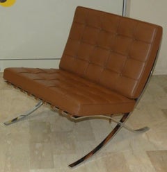 Poltrona in Pelle stile Barcellona, Italia '05