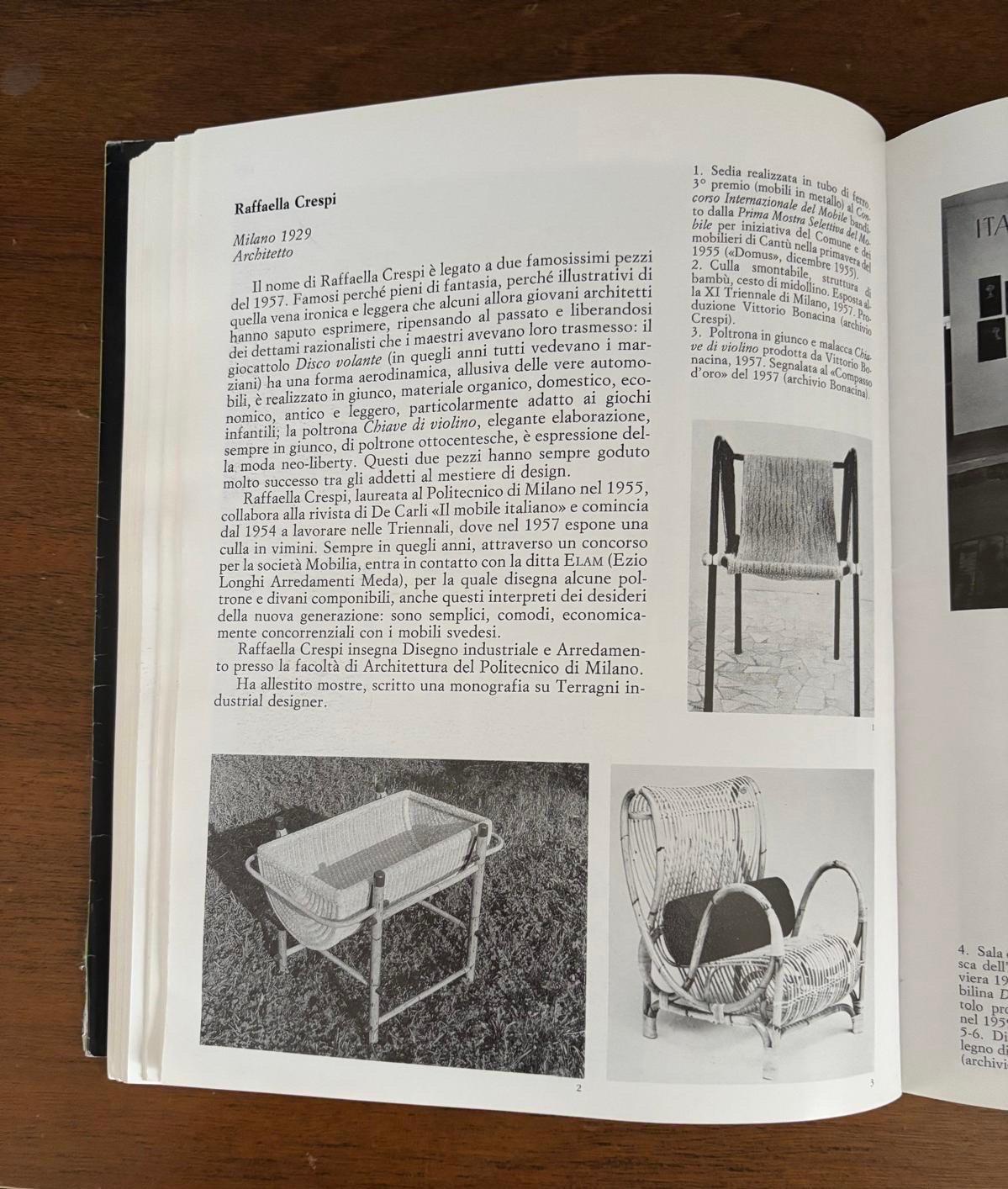 Poltrona in vimini, Italia, Años 60 en venta 2