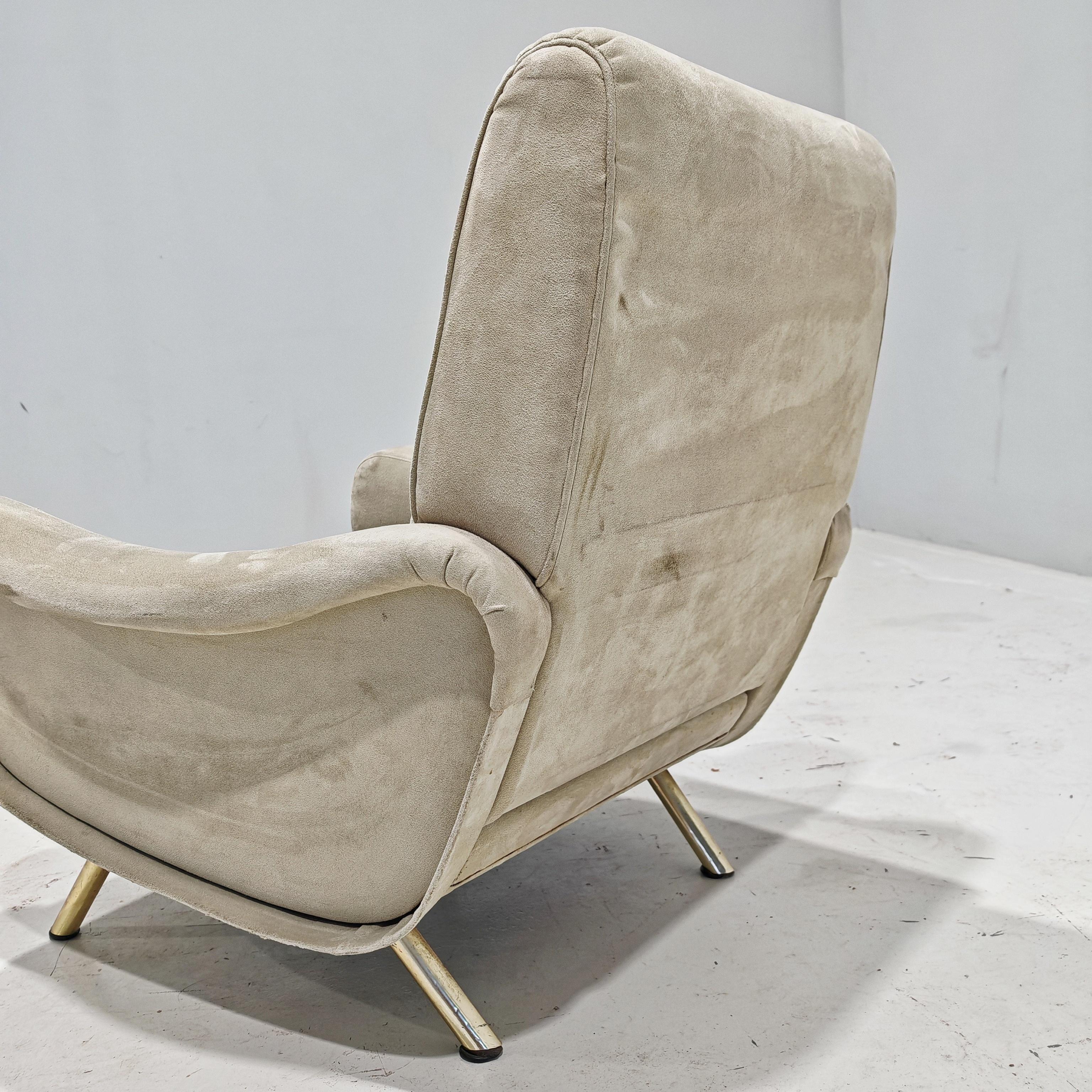 Poltrona Lady design italiano anni 60 disegnata da Marco Zanuso per Arflex In condizioni discrete in vendita a Milano, MI