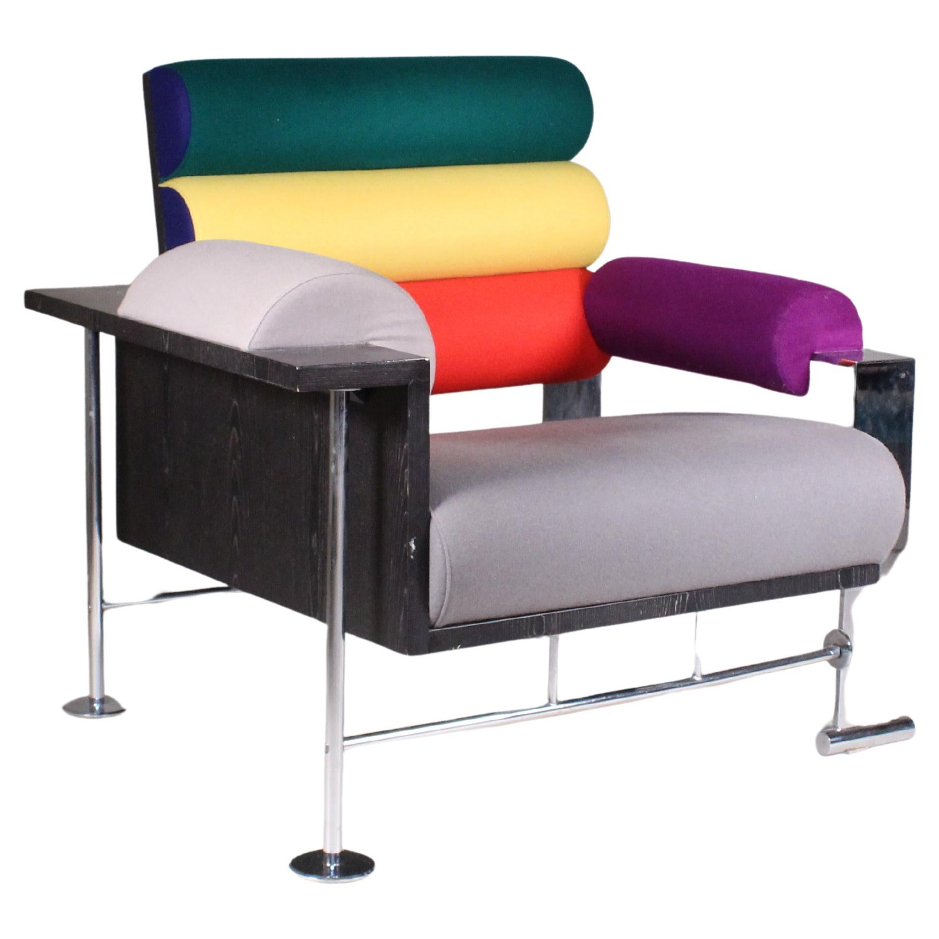 Las Vegas armchair by Peter Shire, 1988 For Sale