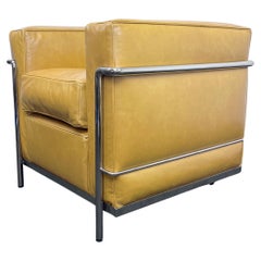 Lc2 Le Corbusier, Cassina, fauteuil Charlotte Perriand