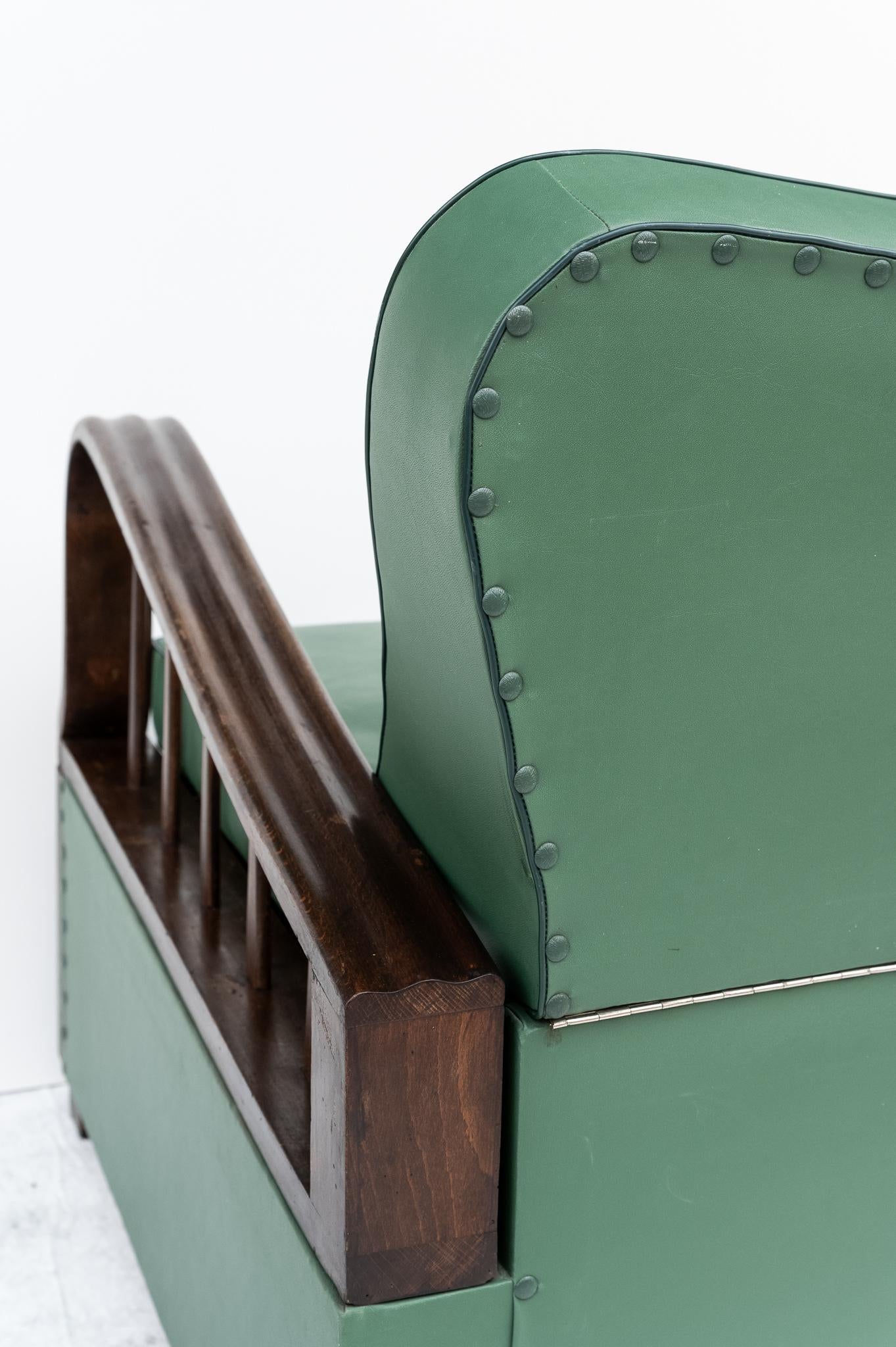 Métal Fauteuil-lit Art déco, années 1930/40 en vente