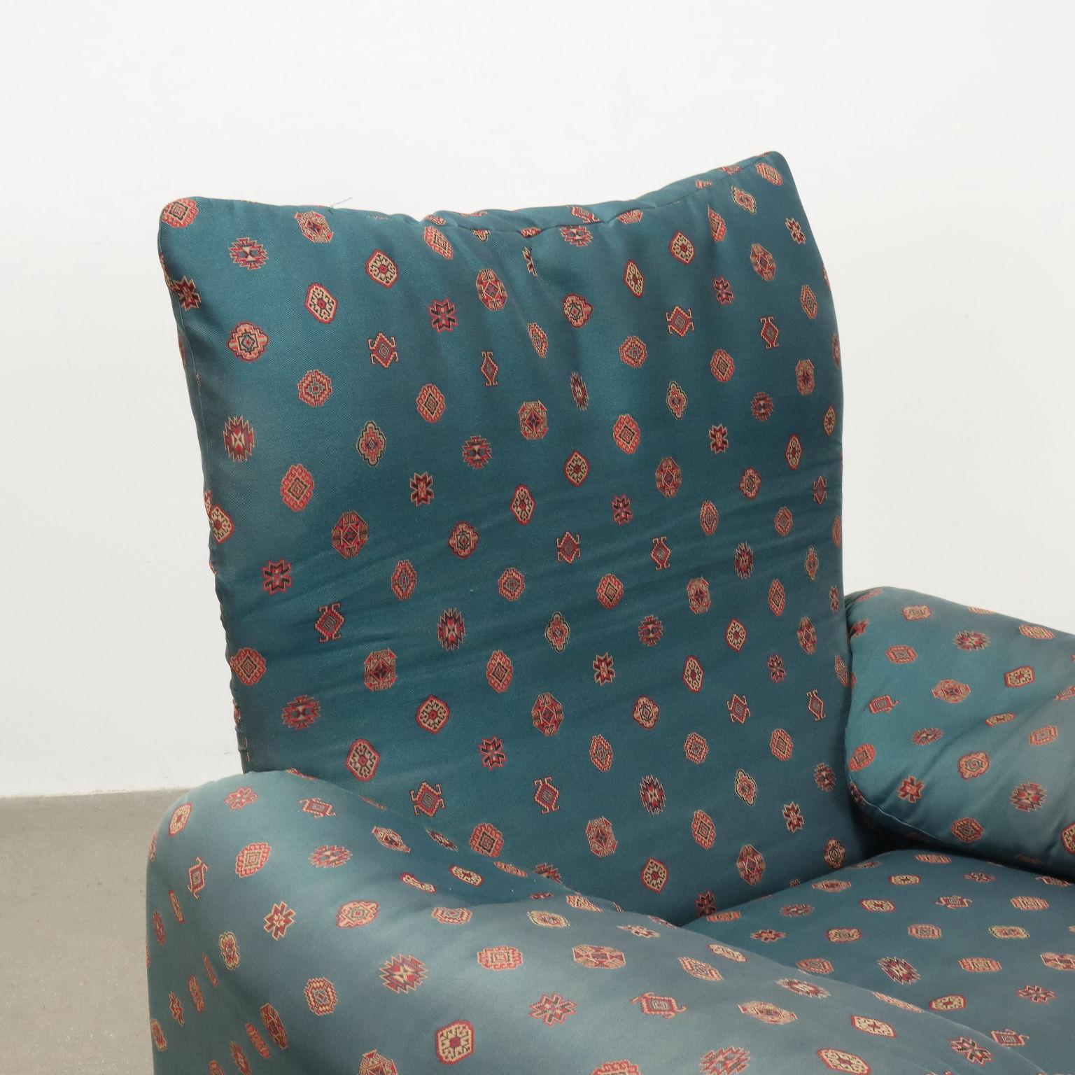 'Maralunga' armchair by Vico Magistretti for Cassina Anni 80s In Good Condition In Milano, IT