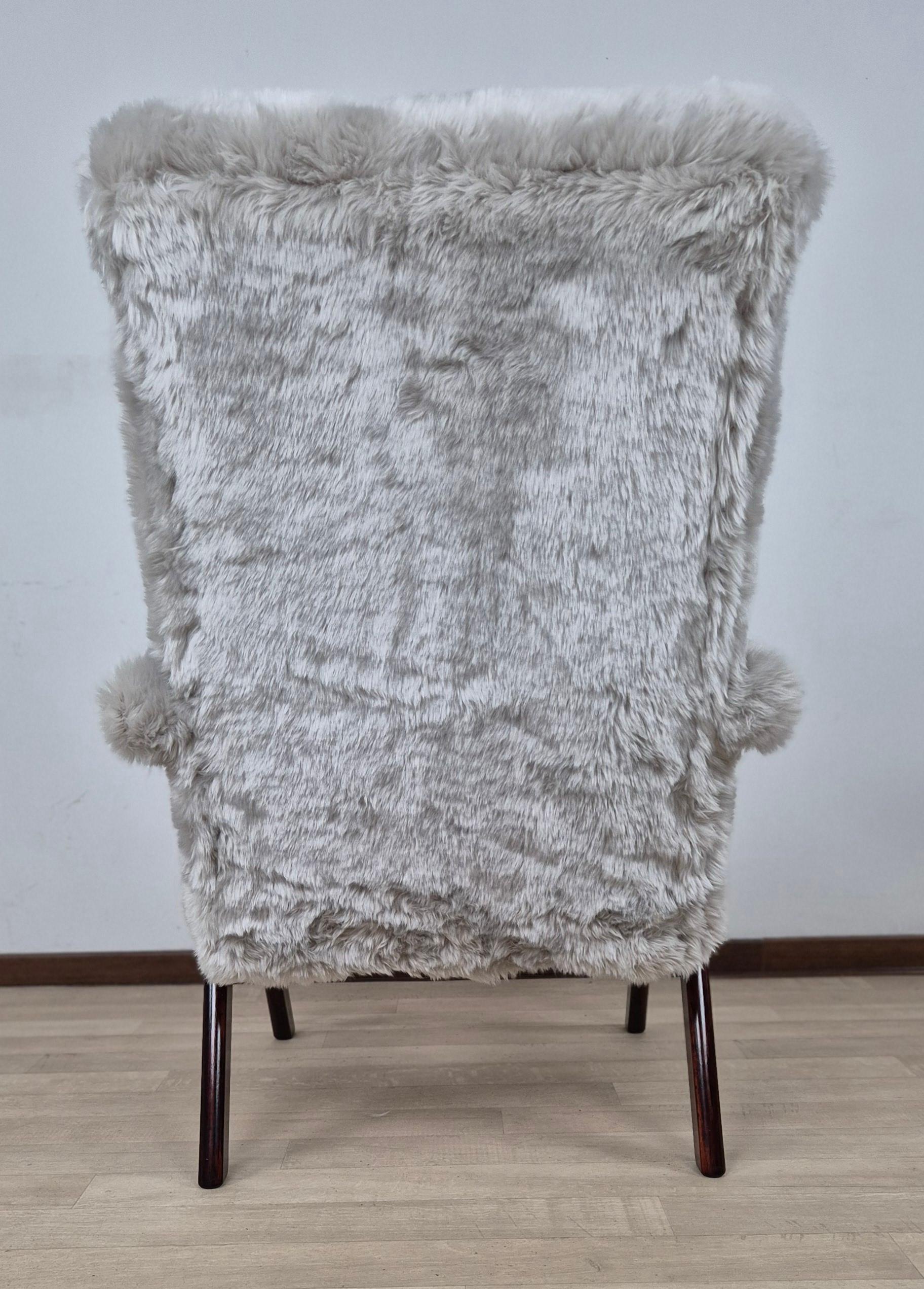 Poltrona Mid Century Reclinabile 