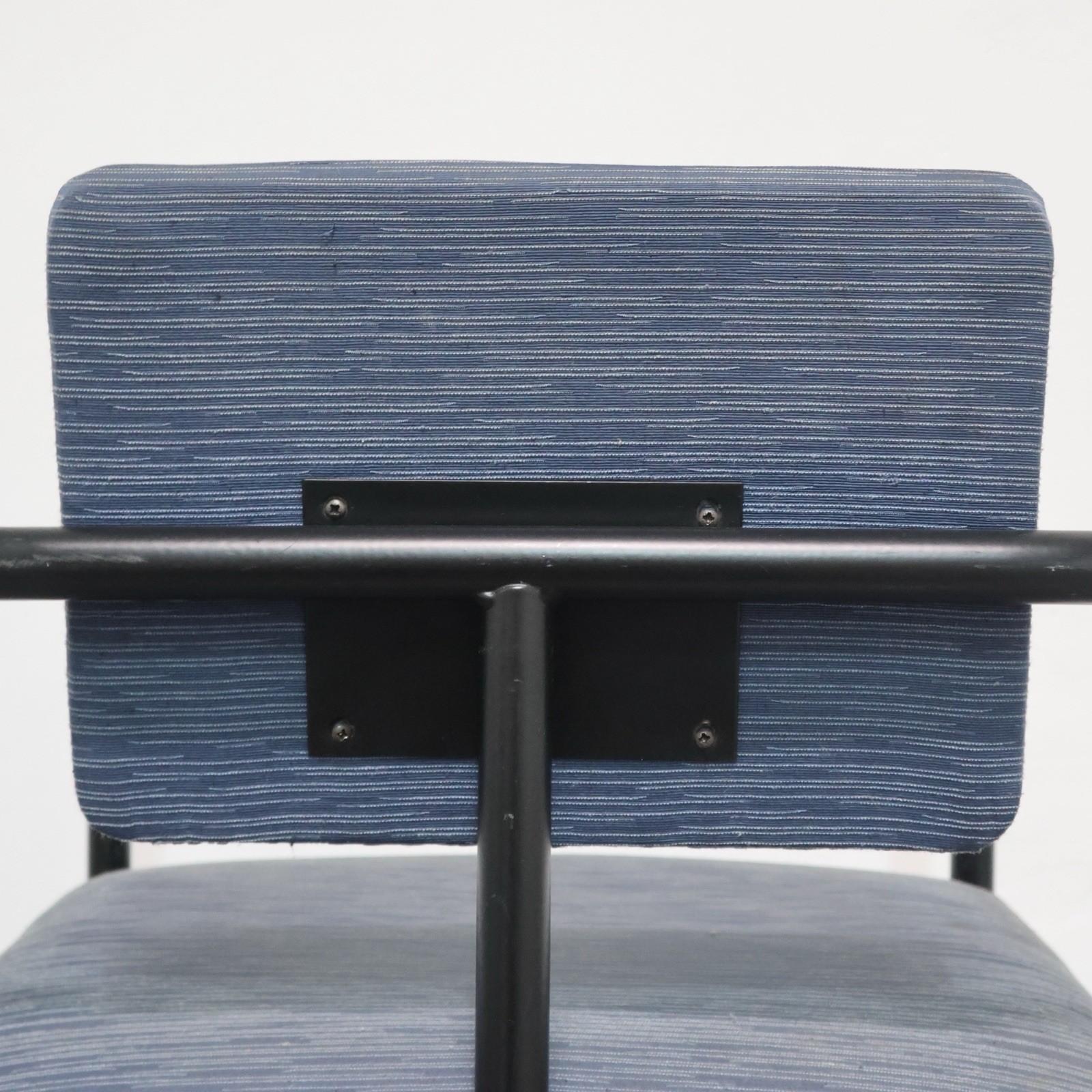 Poltrona Minimalista In Chiave Postmoderna Design Modernariato 1980's en vente 4