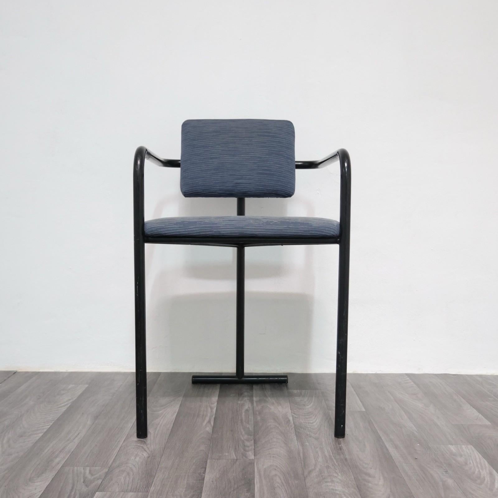 italien Poltrona Minimalista In Chiave Postmoderna Design Modernariato 1980's en vente