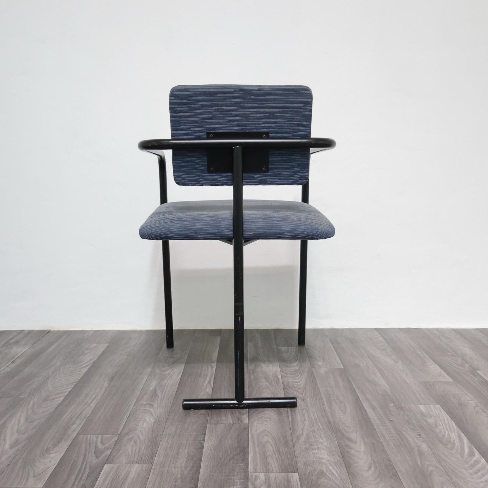Poltrona Minimalista In Chiave Postmoderna Design Modernariato 1980's en vente 2