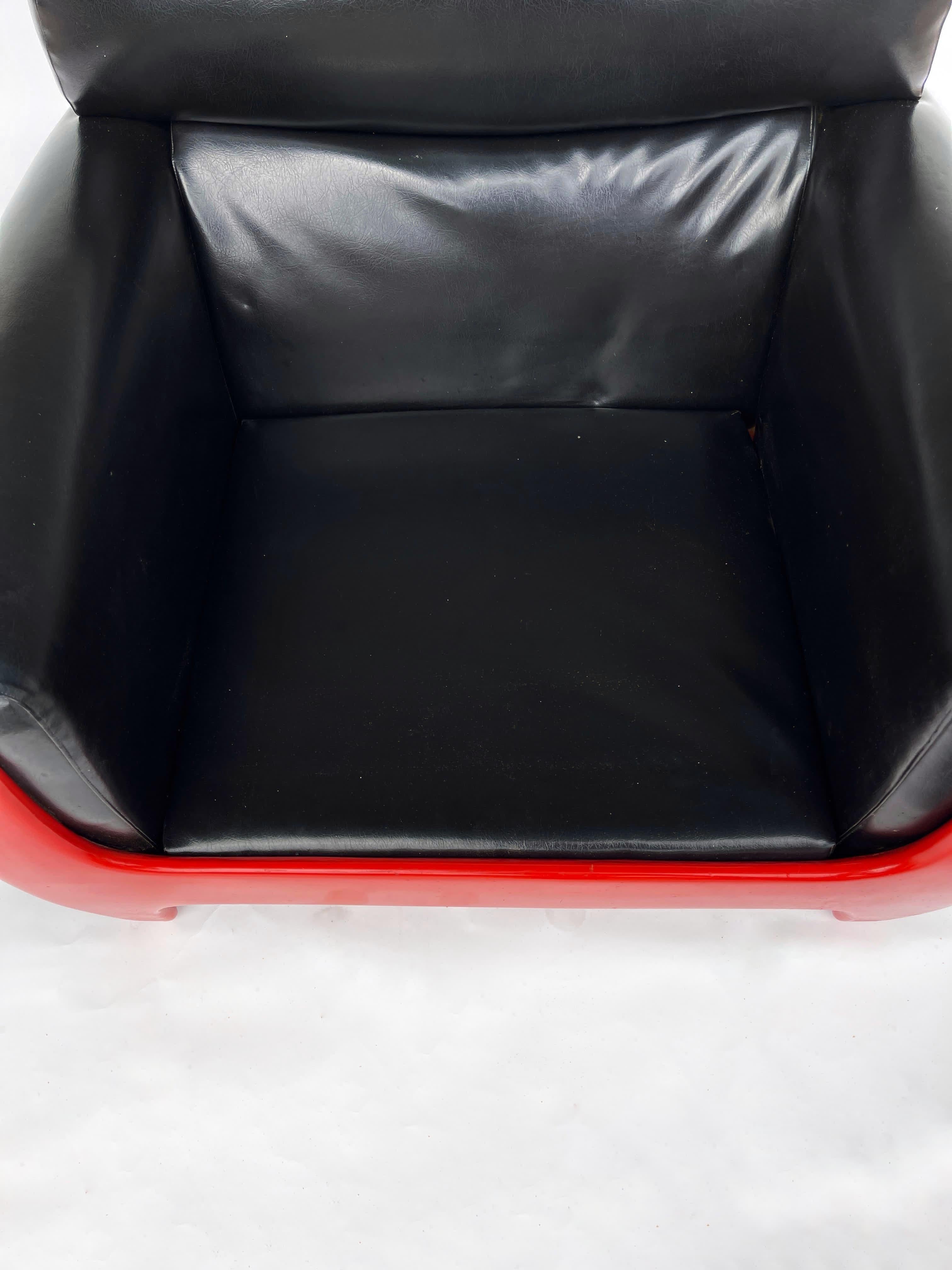 Mirage armchair for SWAN Italia, 1967 In Fair Condition For Sale In Vicenza, VI